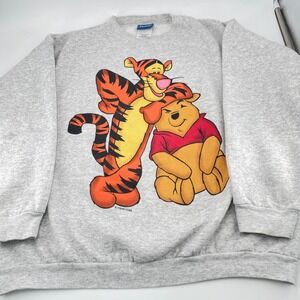 Vintage USA Disney Winnie the Pooh Tigger Sweatshirt XL 90s Graphic Relaxed fit